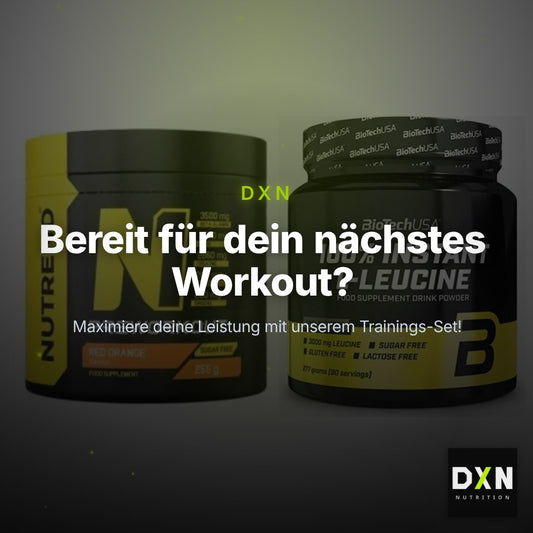 Trainings-Set: Nutrend N1 Preworkout 255g + BioTech 100% Instant – Clean Showcase Plus