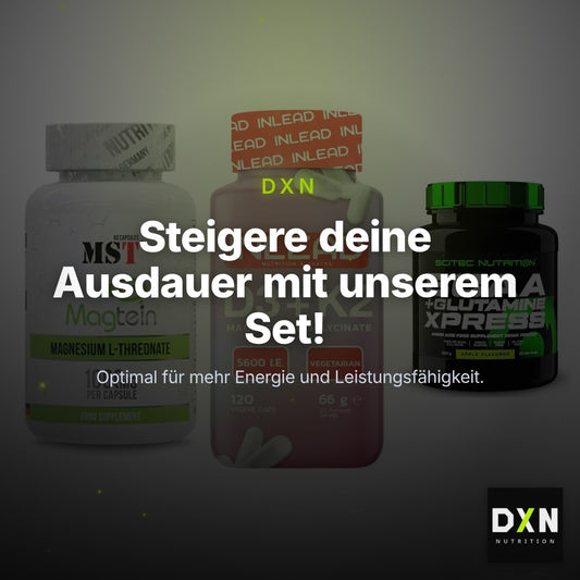 Ausdauer-Set: MST Magnesium + INLEAD Vitamin + Scitec BCAA – Clean Showcase Plus