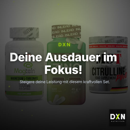 Ausdauer-Set: MST Magnesium + INLEAD Zink + MST Citrulline – Clean Showcase Plus