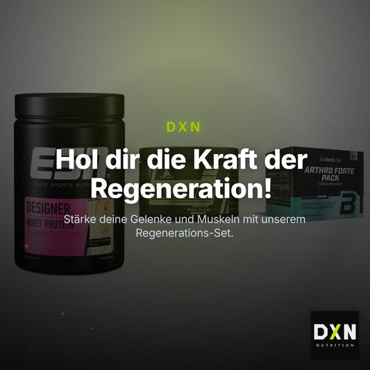 Regenerations-Set: ESN Designer + Peak Magnesium + BioTech Arthro – Clean Showcase Plus