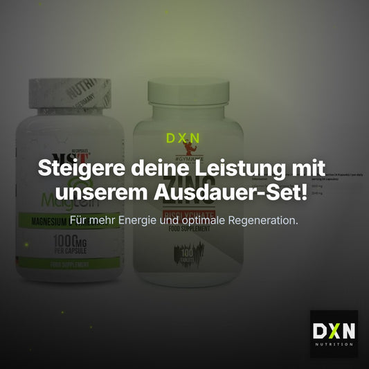Ausdauer-Set: MST Magnesium + #GYMJUICE ZINC + INLEAD L-Carniti – Clean Showcase Plus