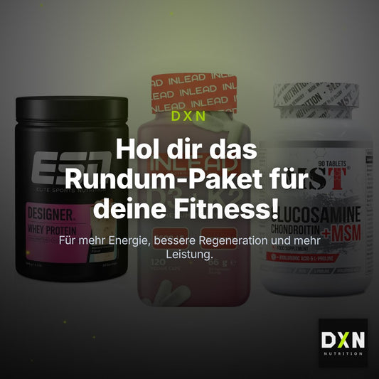 Regenerations-Set: ESN Designer + INLEAD Vitamin + MST Glucosamine – Clean Showcase Plus