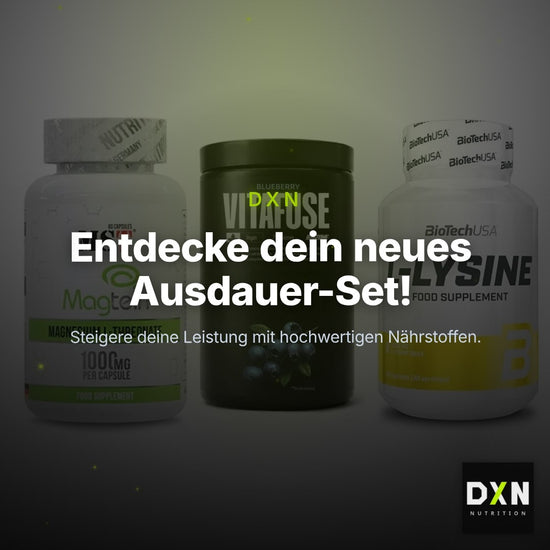 Ausdauer-Set: MST Magnesium + Big Zone Vitafus + BioTech L-Lysine – Clean Showcase Plus