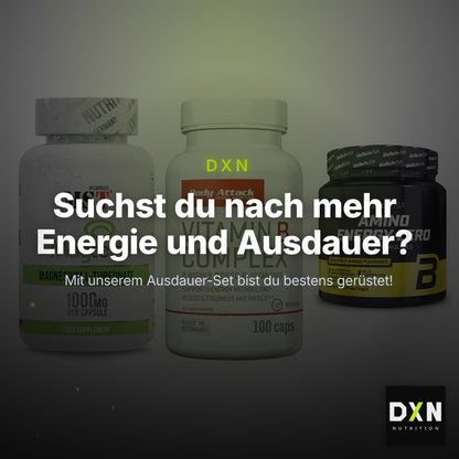 Ausdauer-Set: MST Magnesium + Body Attack + BioTech Amino – Clean Showcase Plus