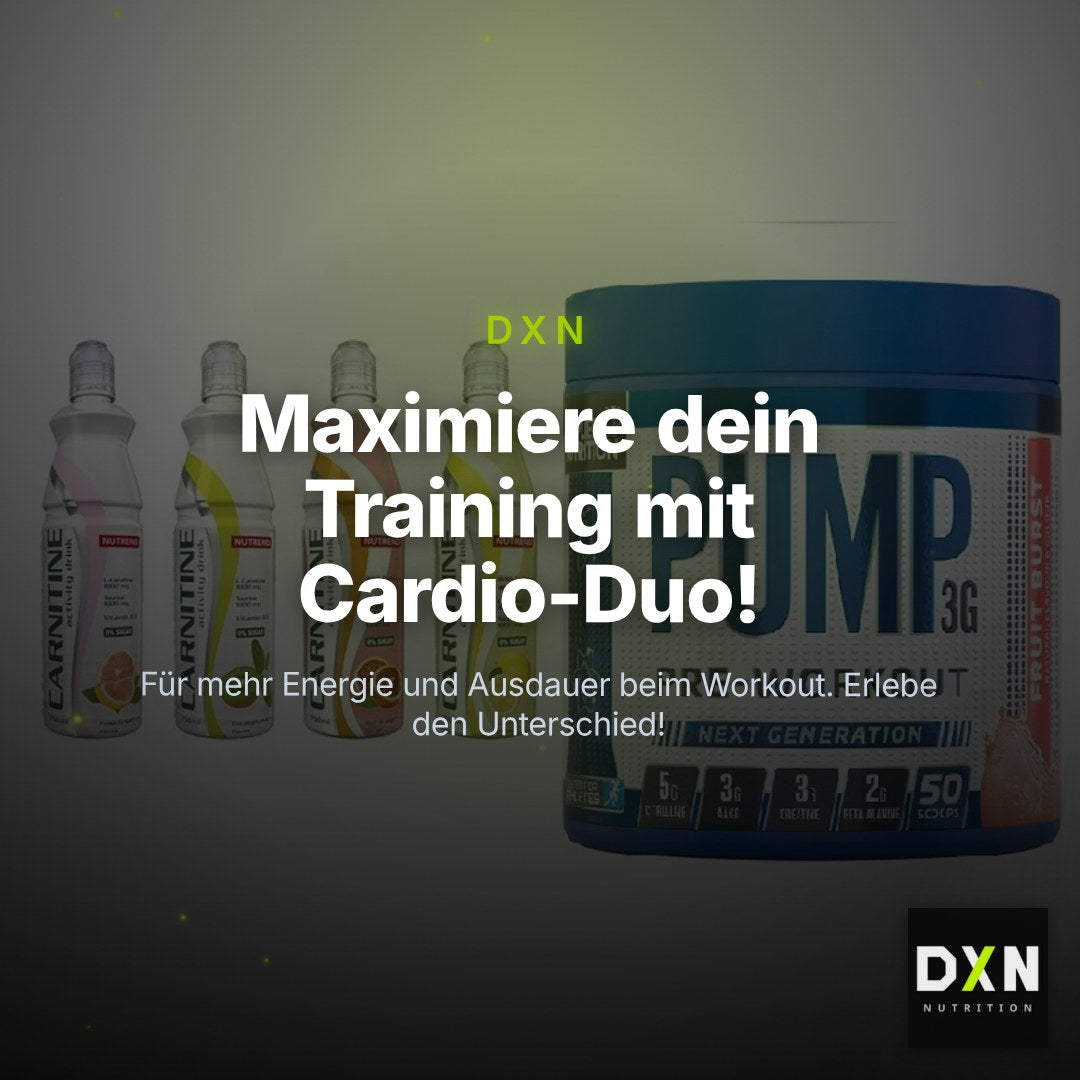 Cardio-Duo: Nutrend Activity + Applied Nutrition Pump – Clean Showcase Plus