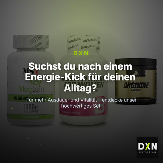 Ausdauer-Set: MST Magnesium + BioTech Multivit + Peak Arginin – Clean Showcase Plus