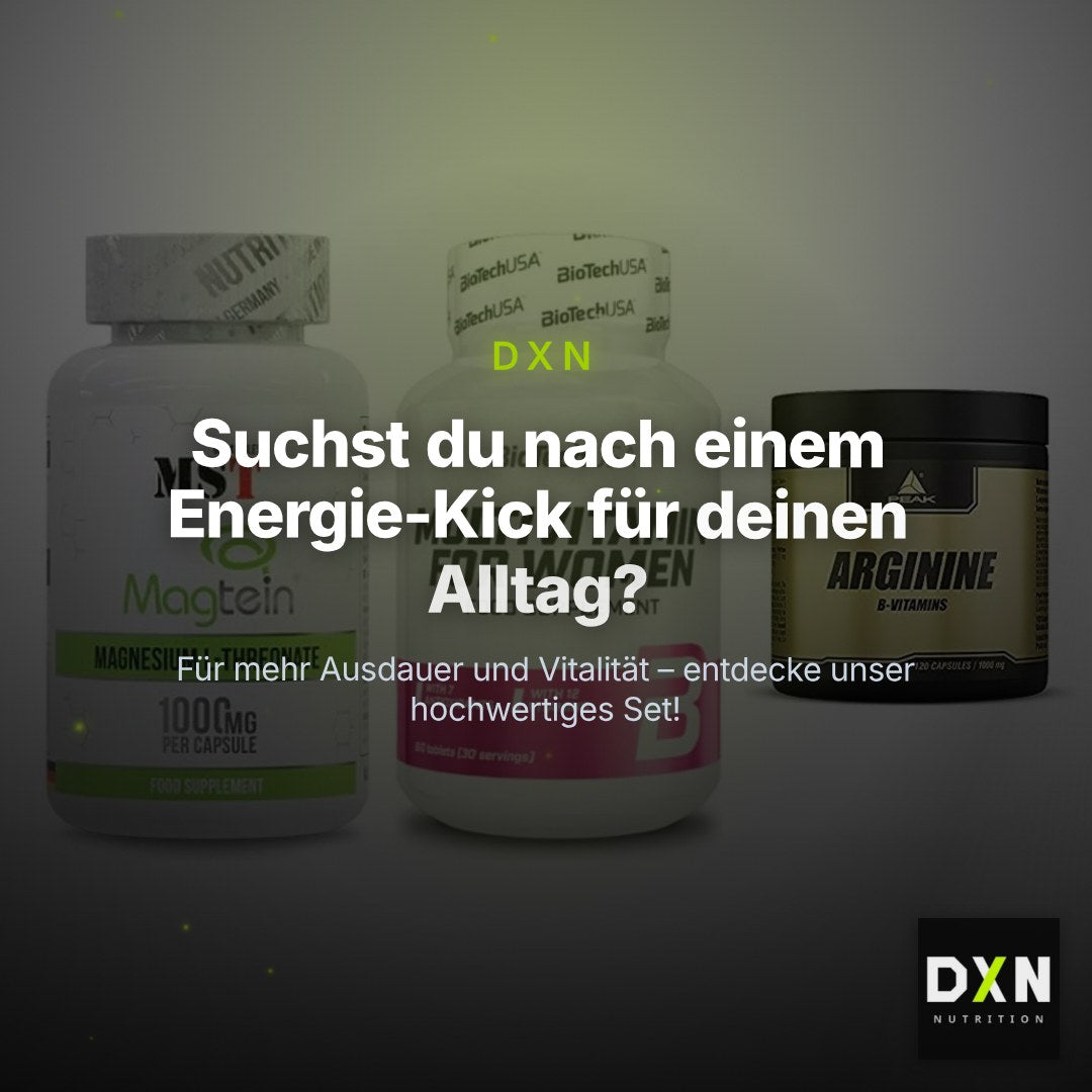 Ausdauer-Set: MST Magnesium + BioTech Multivit + Peak Arginin – Clean Showcase Plus
