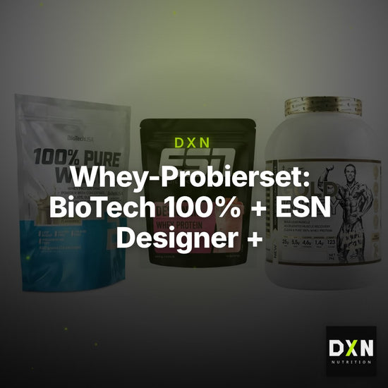 Whey-Probierset: BioTech 100% + ESN Designer + Kevin Levrone – Clean Showcase Plus