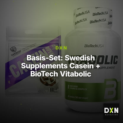 Basis-Set: Swedish Supplements Casein + BioTech Vitabolic 30 Tabl. – Clean Showcase Plus