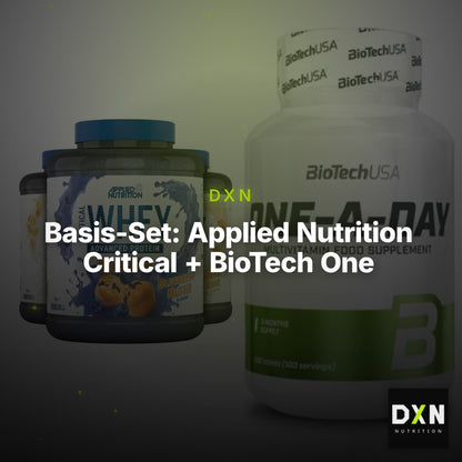 Basis-Set: Applied Nutrition Critical + BioTech One A Day 100 Tabl. – Clean Showcase Plus