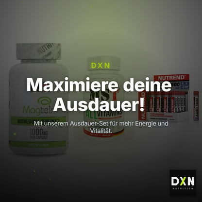 Ausdauer-Set: MST Magnesium + MST All Vitamins + Nutrend AAKG – Clean Showcase Plus