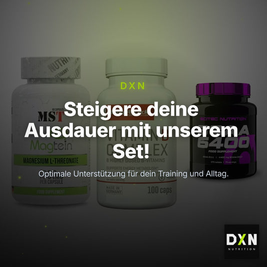Ausdauer-Set: MST Magnesium + Body Attack + Scitec BCAA 6400 – Clean Showcase Plus