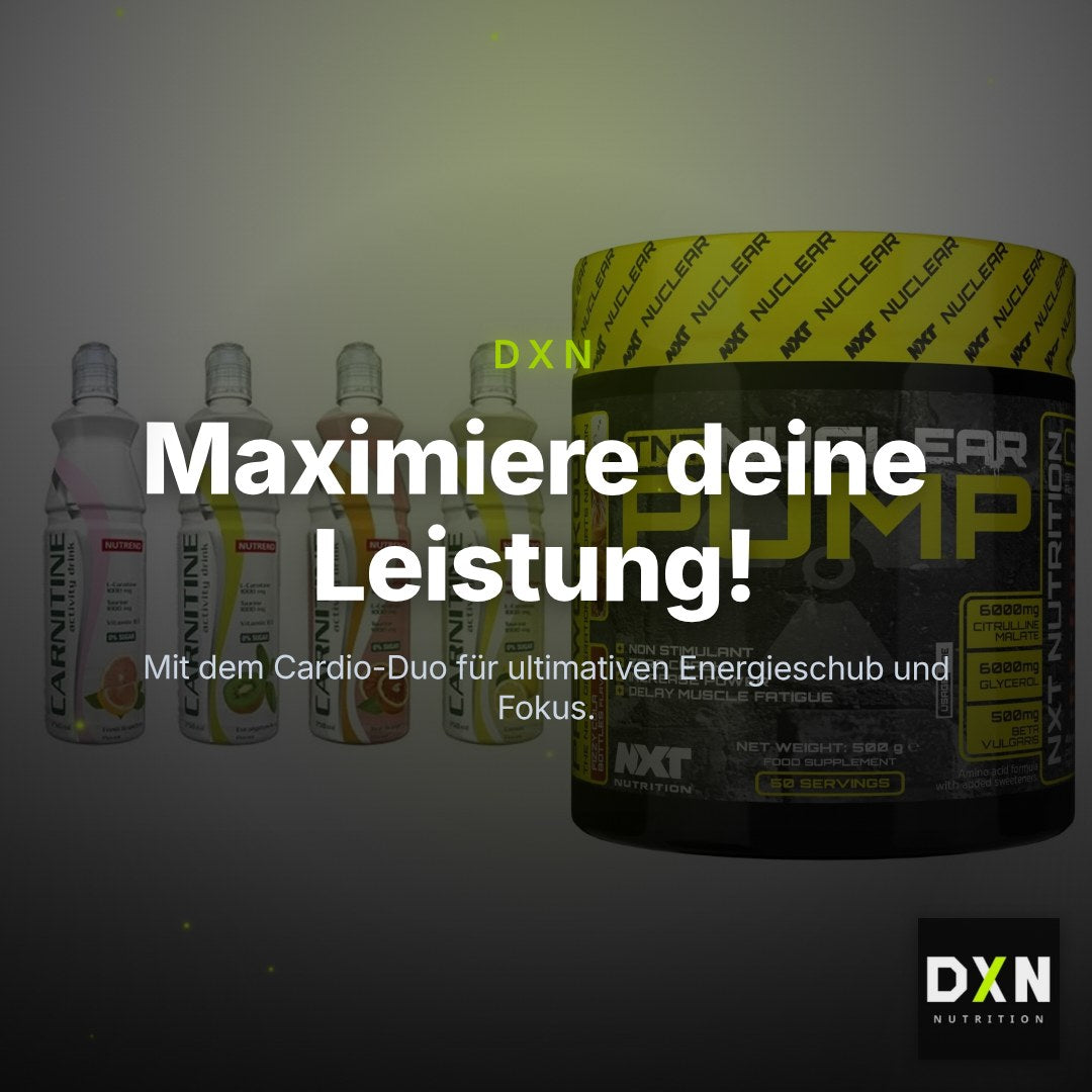 Cardio-Duo: Nutrend Activity + NXT Nutrition TNT Nuclear – Clean Showcase Plus