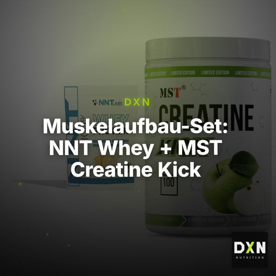 Muskelaufbau-Set: NNT Whey + MST Creatine Kick – Clean Showcase Plus