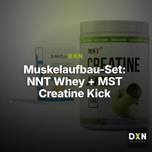 Muskelaufbau-Set: NNT Whey + MST Creatine Kick – Clean Showcase Plus