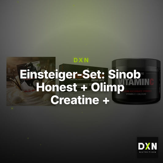 Einsteiger-Set: Sinob Honest + Olimp Creatine + Sinob Vitamin C – Clean Showcase Plus