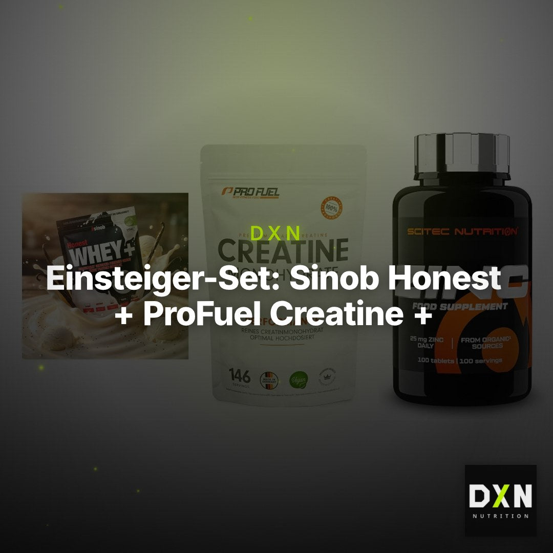 Einsteiger-Set: Sinob Honest + ProFuel Creatine + Scitec Zinc – Clean Showcase Plus