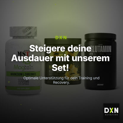 Ausdauer-Set: MST Magnesium + GN Base Powder + Big Zone Glutami – Clean Showcase Plus