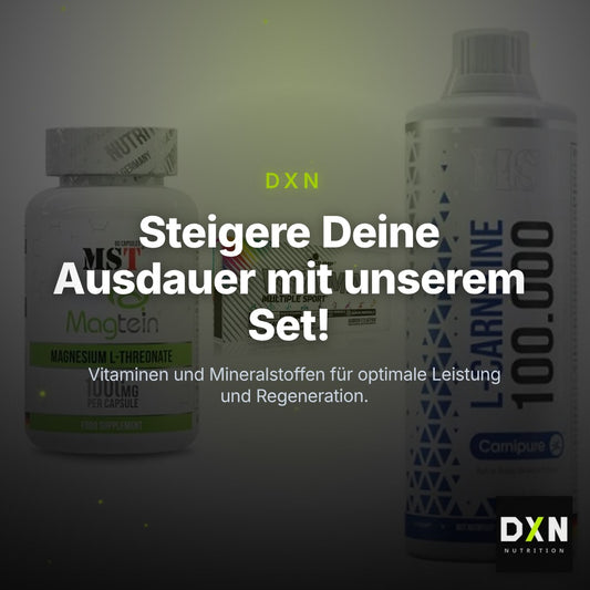 Ausdauer-Set: MST Magnesium + Olimp Vita-Min + MST L-Carnitine – Clean Showcase Plus