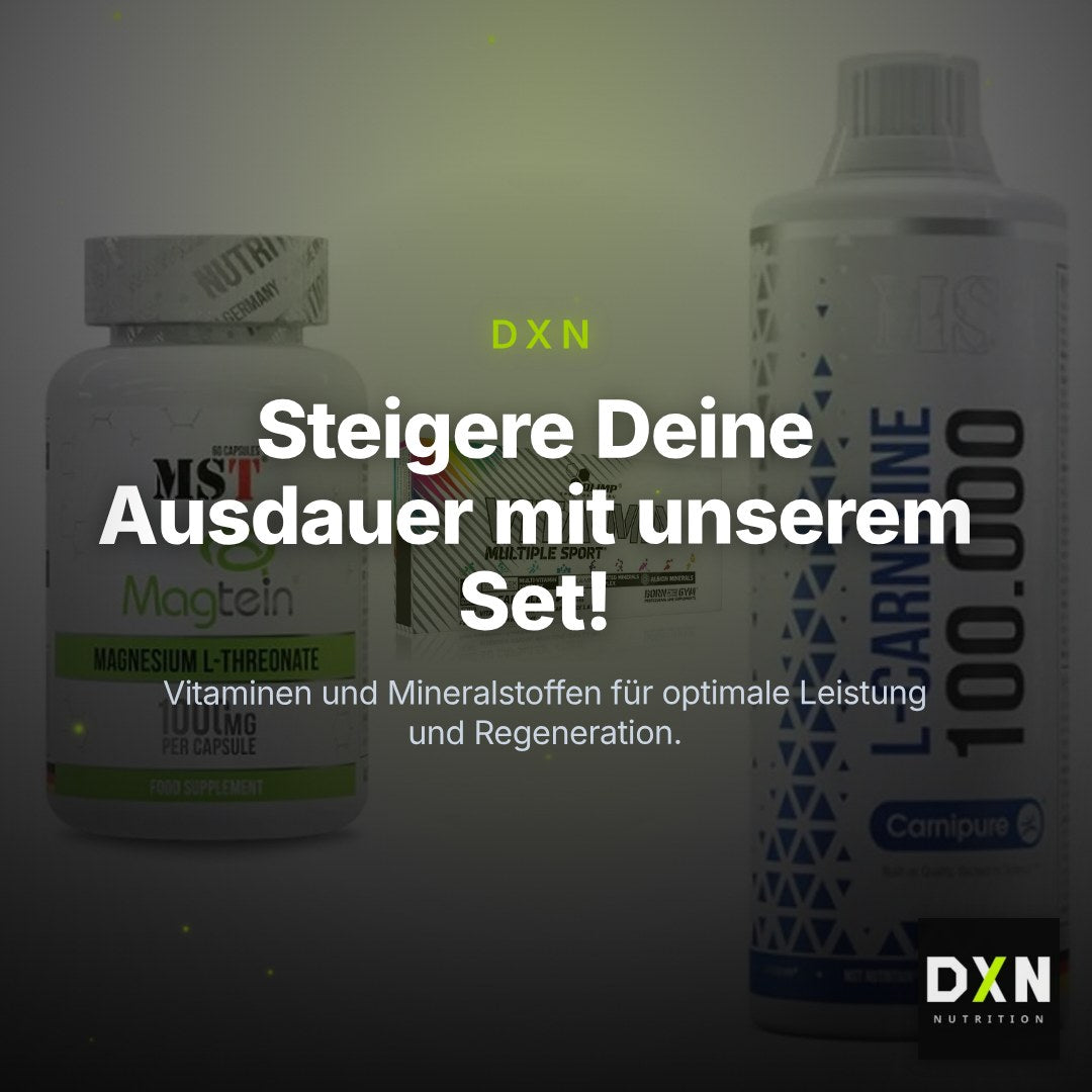 Ausdauer-Set: MST Magnesium + Olimp Vita-Min + MST L-Carnitine – Clean Showcase Plus