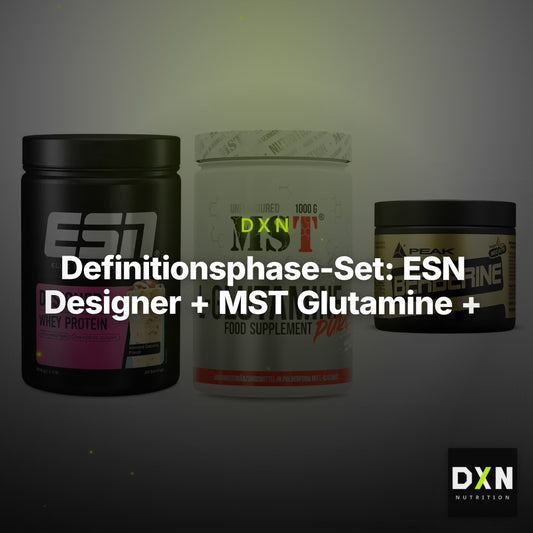 Definitionsphase-Set: ESN Designer + MST Glutamine + Peak Berberine – Clean Showcase Plus