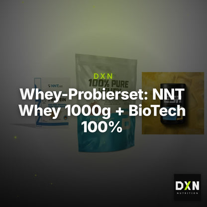 Whey-Probierset: NNT Whey 1000g + BioTech 100% + ESN ISOCLEAR – Clean Showcase Plus