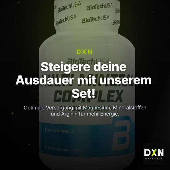 Ausdauer-Set: MST Magnesium + BioTech Multi + NNT Arginin – Clean Showcase Plus