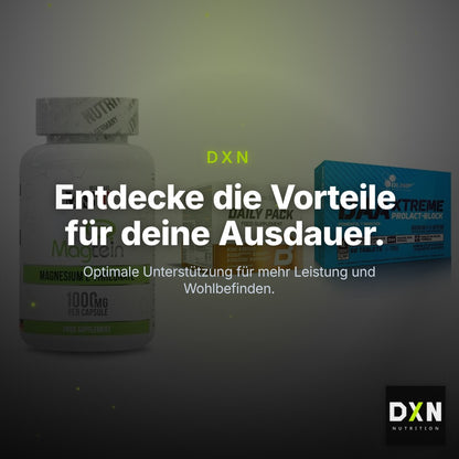 Ausdauer-Set: MST Magnesium + BioTech Daily + Olimp DAA Xtreme – Clean Showcase Plus