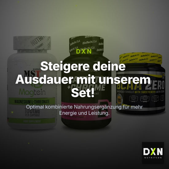 Ausdauer-Set: MST Magnesium + BioTech L-Carnit + BioTech BCAA – Clean Showcase Plus