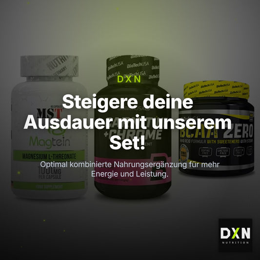 Ausdauer-Set: MST Magnesium + BioTech L-Carnit + BioTech BCAA – Clean Showcase Plus