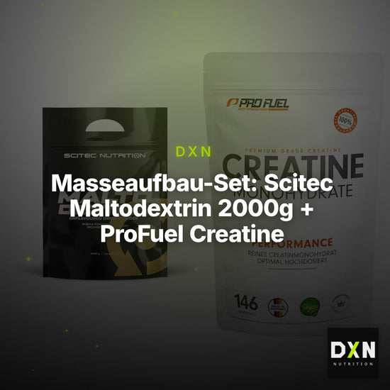 Masseaufbau-Set: Scitec Maltodextrin 2000g + ProFuel Creatine – Clean Showcase Plus