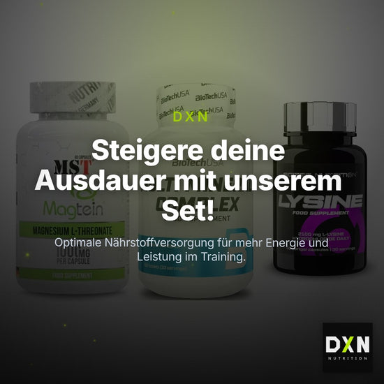 Ausdauer-Set: MST Magnesium + BioTech Multi + Scitec Lysine – Clean Showcase Plus