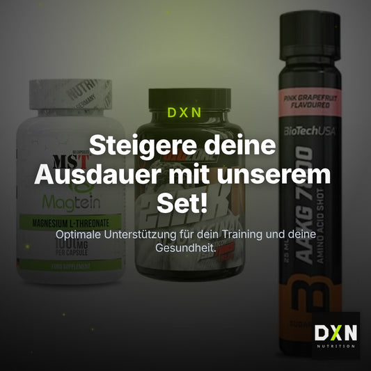 Ausdauer-Set: MST Magnesium + Big Zone Zink + BioTech AAKG – Clean Showcase Plus