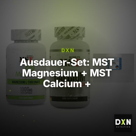 Ausdauer-Set: MST Magnesium + MST Calcium + NNT Arginin – Clean Showcase Plus