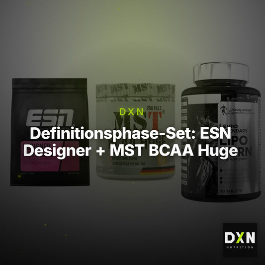 Definitionsphase-Set: ESN Designer + MST BCAA Huge + Kevin Levrone – Clean Showcase Plus