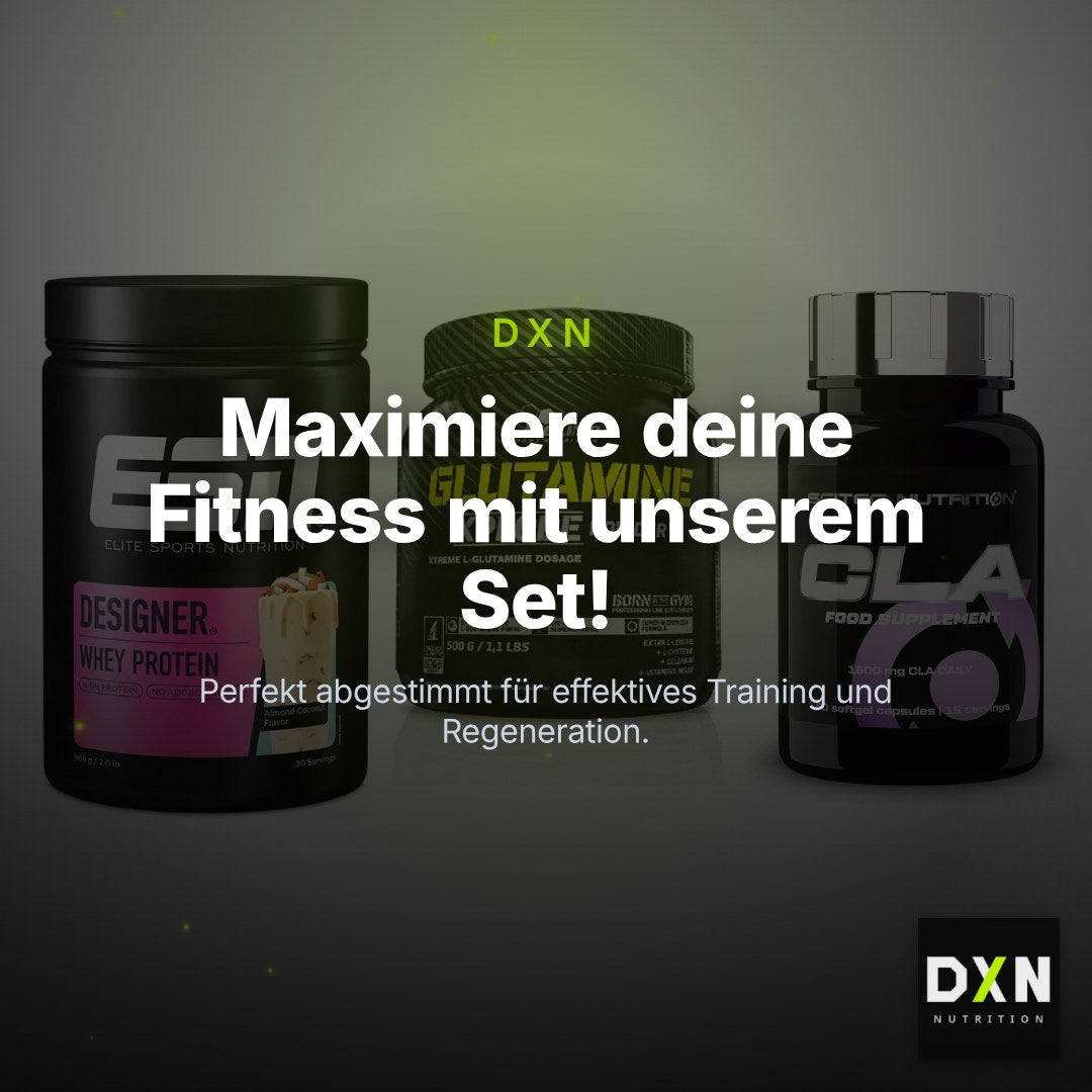 Definitionsphase-Set: ESN Designer + Olimp L-Glutam + Scitec CLA – Clean Showcase Plus