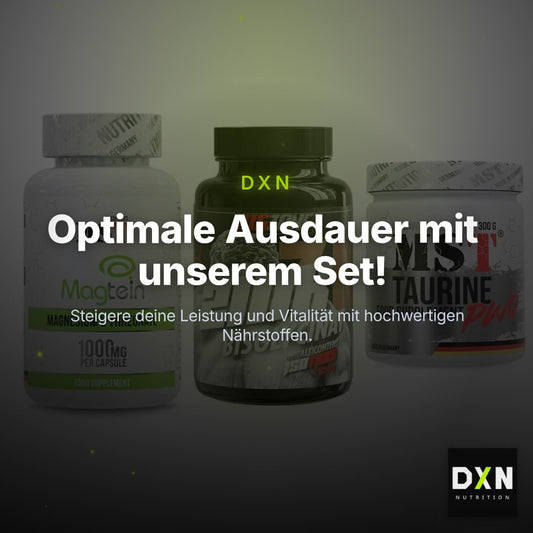 Ausdauer-Set: MST Magnesium + Big Zone Zink + MST Taurine – Clean Showcase Plus
