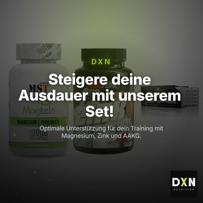 Ausdauer-Set: MST Magnesium + Big Zone Zink + Olimp AAKG – Clean Showcase Plus