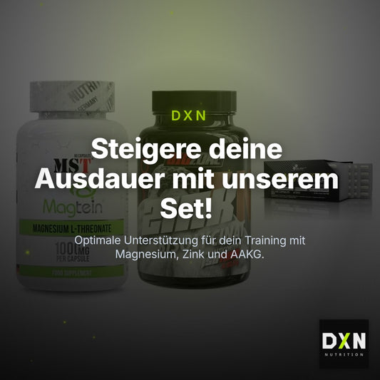 Ausdauer-Set: MST Magnesium + Big Zone Zink + Olimp AAKG – Clean Showcase Plus