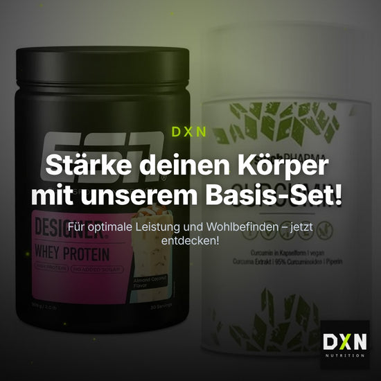 Basis-Set: ESN Designer Whey + Sinob Curcumin 95% – Clean Showcase Plus