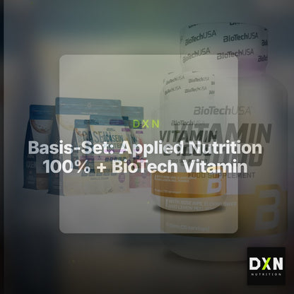 Basis-Set: Applied Nutrition 100% + BioTech Vitamin C 1000 30 – Clean Showcase Plus