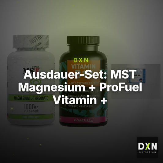Ausdauer-Set: MST Magnesium + ProFuel Vitamin + NNT Citrullin – Clean Showcase Plus
