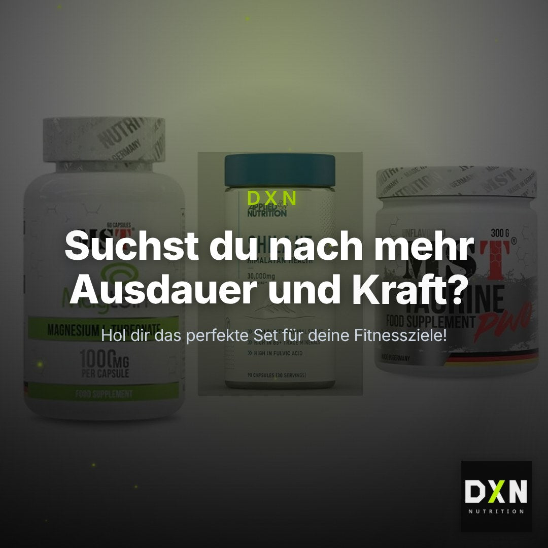 Ausdauer-Set: MST Magnesium + Applied Nutritio + MST Taurine – Clean Showcase Plus