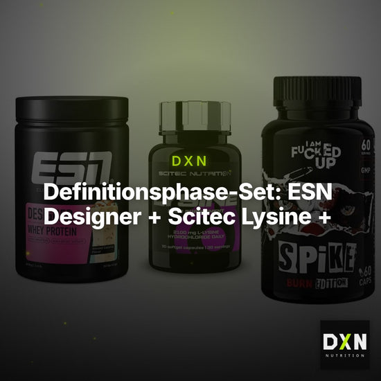 Definitionsphase-Set: ESN Designer + Scitec Lysine + Swedish Supple – Clean Showcase Plus