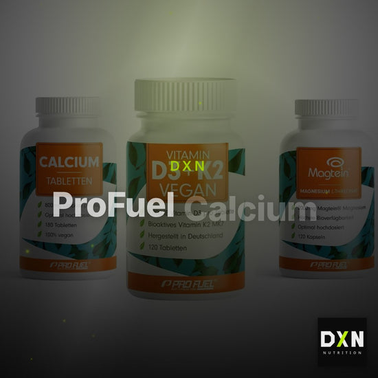 ProFuel Calcium, Vitamin D & Magnesium: Calcium + 2 weitere – Clean Showcase Plus