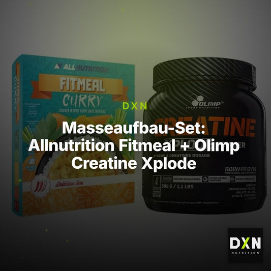 Masseaufbau-Set: Allnutrition Fitmeal + Olimp Creatine Xplode – Clean Showcase Plus