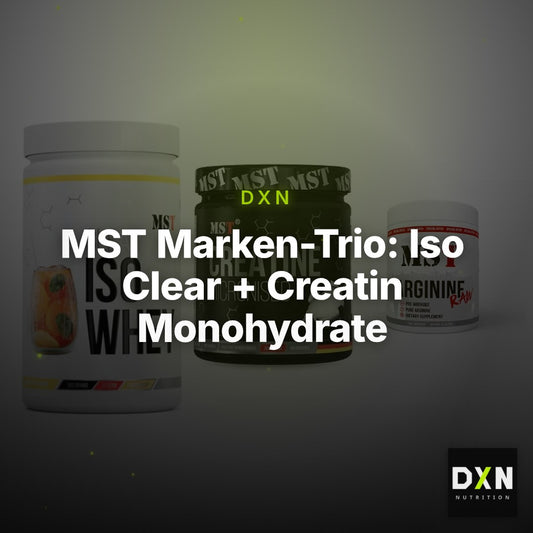 MST Marken-Trio: Iso Clear + Creatin Monohydrate + Arginine RAW – Clean Showcase Plus