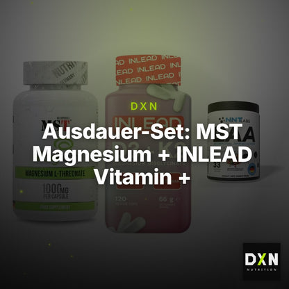 Ausdauer-Set: MST Magnesium + INLEAD Vitamin + NNT EAA – Clean Showcase Plus