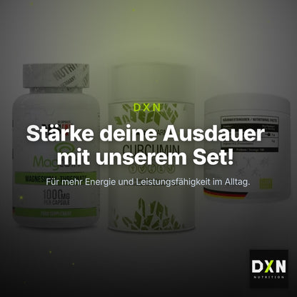 Ausdauer-Set: MST Magnesium + Sinob Curcumin + MST Arginine HCL – Clean Showcase Plus