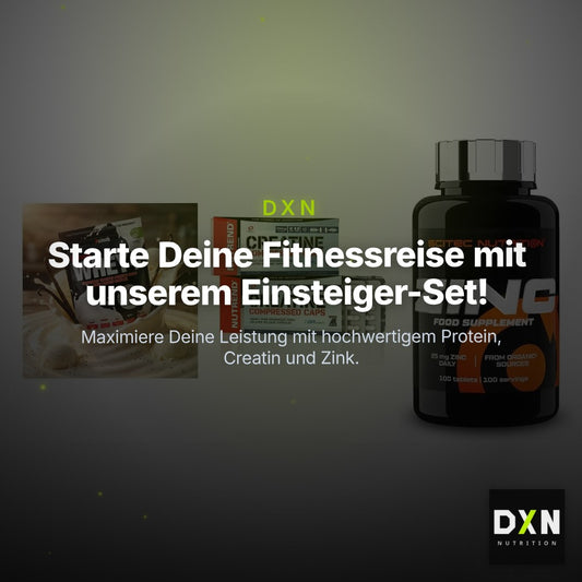 Einsteiger-Set: Sinob Honest + Nutrend Creatine + Scitec Zinc – Clean Showcase Plus